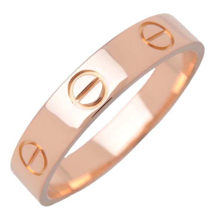 楽天市場】Cartier カルティエ ミニラブ リング #51(11号) K18PG 750PG 
