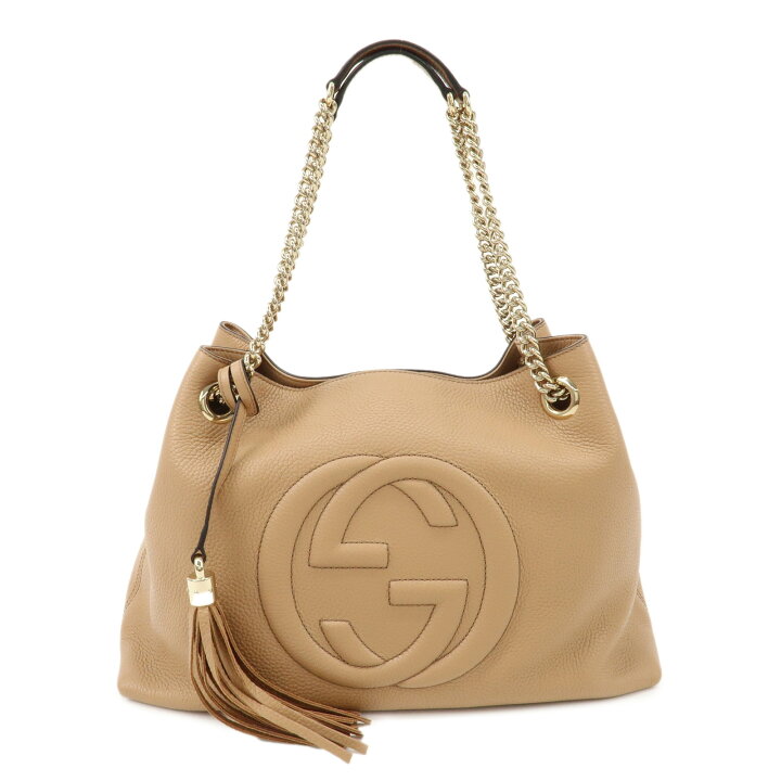 楽天市場】GUCCI グッチ ソーホー レザー チェーンショルダーバッグ  