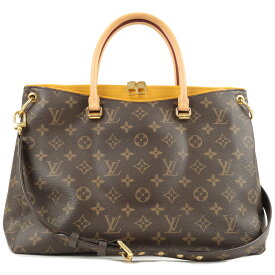 LOUIS VUITTON ルイヴィトン モノグラム パラスMM 2WAYバッグ ハンドバッグ ショルダーバッグ サフラン M40929 ルイ・ヴィトン LV ブランド バッグ 鞄【中古】【美品】【送料無料】【返品可】