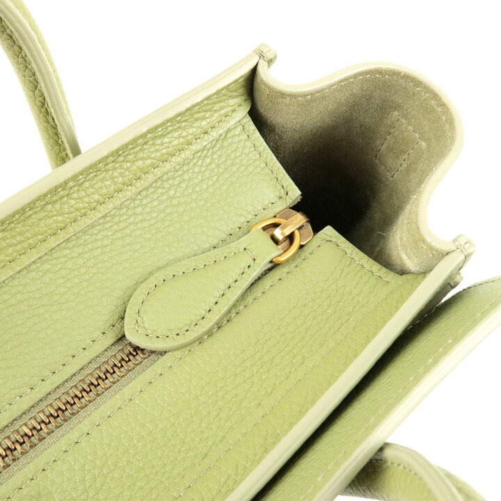 楽天市場】CELINE セリーヌ レザー ラゲージ ナノショッパー 2WAY  