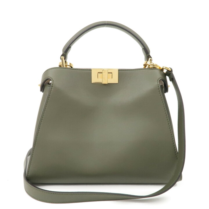 楽天市場】FENDI フェンディ レザー ピーカブー アイコニック エッセン 