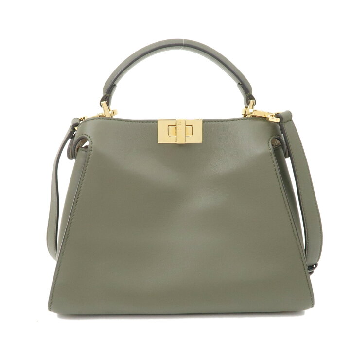 楽天市場】FENDI フェンディ レザー ピーカブー アイコニック エッセン 