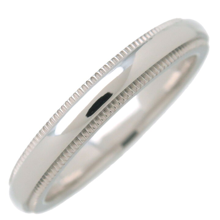 楽天市場】Tiffany&Co. ティファニー ミルグレインバンド リング 9号  