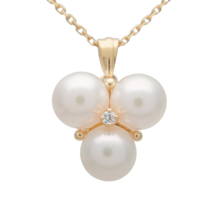 楽天市場】MIKIMOTO ミキモト パール ダイヤ ネックレス パール約7.0  