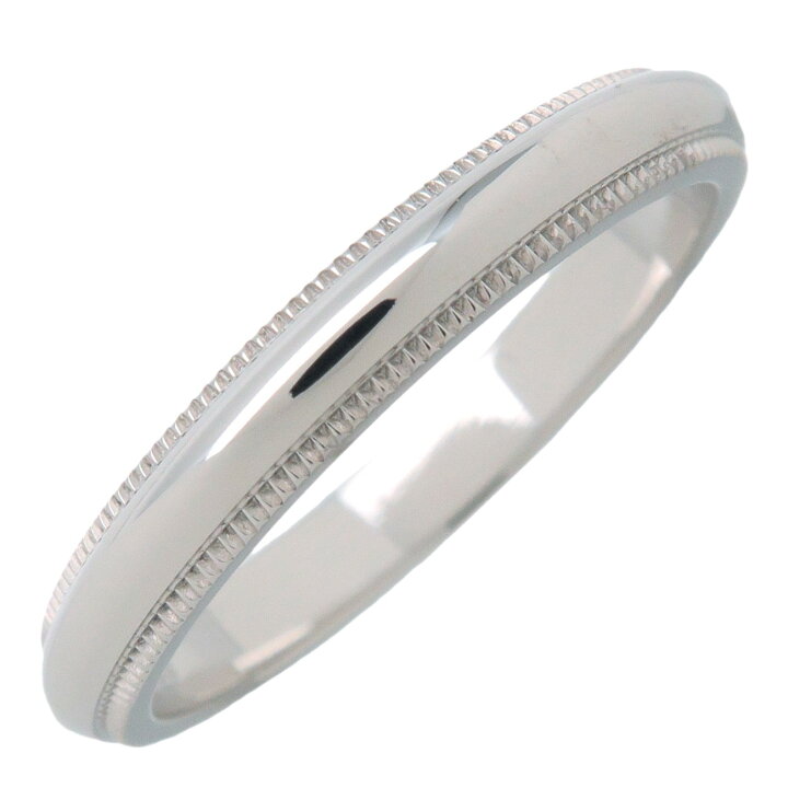 楽天市場】Tiffany&Co. ティファニー ミルグレインバンド リング 14.5 