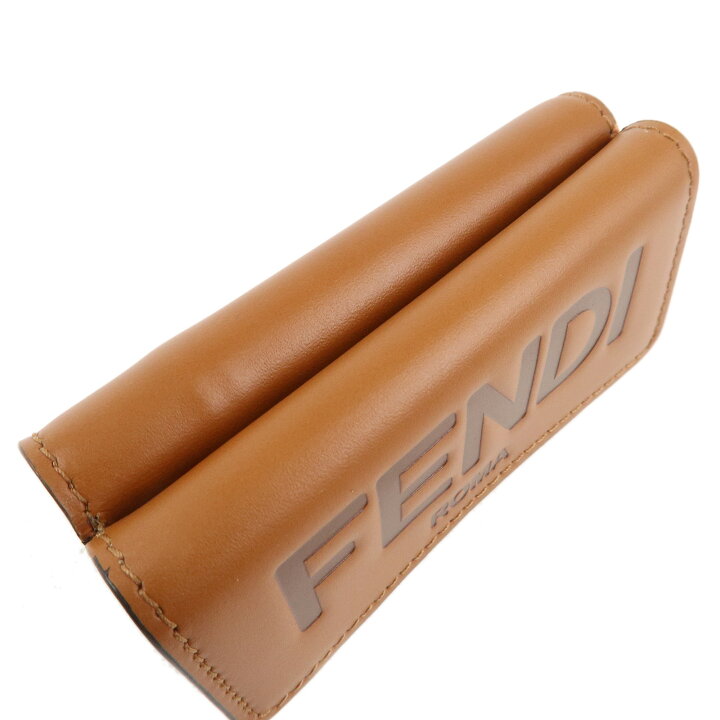 楽天市場】FENDI フェンディ ローマ レザー マイクロ 三つ折り 財布 