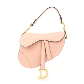 Christian Dior クリスチャンディオール レザー サドルバッグ ミニ ショルダーバッグ ピンク ブランド バッグ 鞄【中古】【美品】【送料無料】【返品可】