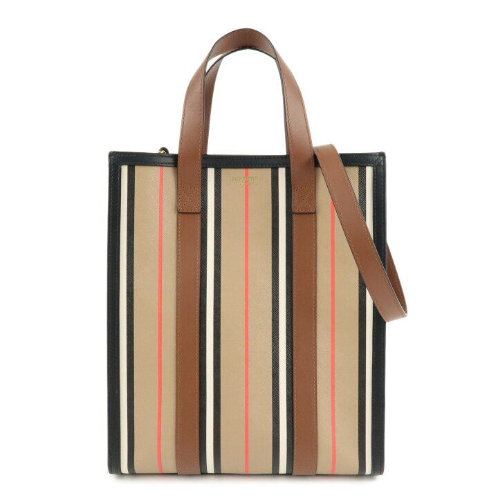 楽天市場】BURBERRY バーバリー PVC レザー アイコンストライプ 2WAY 