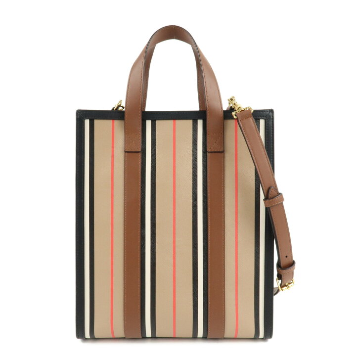 楽天市場】BURBERRY バーバリー PVC レザー アイコンストライプ 2WAY 