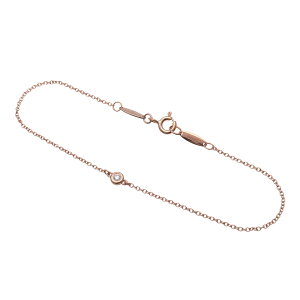 Tiffany&Co. ティファニー バイザヤード 1Pダイヤ ブレスレット K18 750PG ピンクゴールド【中古】
