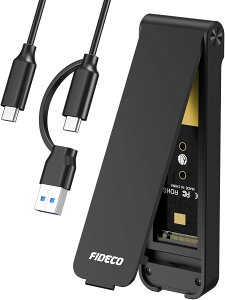 M.2 NVME SSDGN[W[ FIDECO SSD OtP[X USB 3.2 Gen 2 to M.2 NVMEGN[W[ MM+BL[pPCIE A_v^[ M2 SSD P[X ThCb`X^C̃fUC c[t[CXg[ UA