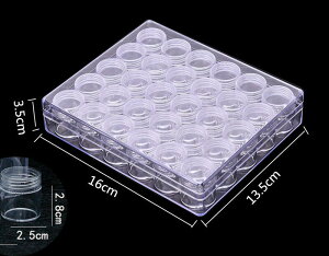  [{bNX 93_Zbg ۃP[X 15ml W vX`bN ی^  r[Y[P[X ϕip lCp[c[ ANZT[[{bNX ۑe e DIY 