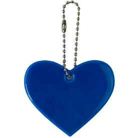 送料無料 反射キーホルダー リフレクター キーリング チャーム 光る 夜間 ハート 交通安全 安全グッズ 通学 通勤 塾 習い事 散歩 子供 子ども こども 大人