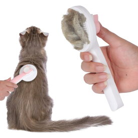 猫 ブラシ ペットブラシ 犬ブラシ 猫ブラシ ワンタッチで毛玉が取れるx全3色 よく取れる 長毛 短毛 子猫 ワンタッチ ワンプッシュ 毛取り 抜け毛取り