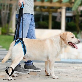 介護用ハーネス 後ろ足用 後足 犬用 ドッグ ペット用品 ベルト 歩行補助 リハビリ サポート 老犬 シニア 高齢 怪我 障害 メッシュ 長さ調節可能