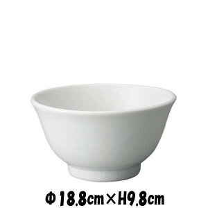 反深口6.3丼 白 どんぶりラーメン鉢うどん丼 陶器磁器の食器 おしゃれな業務用和食器 お皿中皿深皿