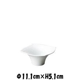 パスチャー　11cmトールボール　白い陶器磁器の食器　おしゃれな業務用洋食器　お皿中皿深皿