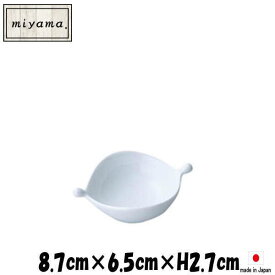 miyama　two drops（アミューズ）　深山（ミヤマ）ブランド　白い陶器磁器の食器　おしゃれな業務用洋食器　お皿小皿深皿
