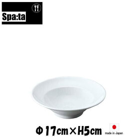 スパータ　オートミル　白い陶器磁器の食器　おしゃれな業務用洋食器　お皿中皿深皿