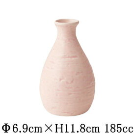 岩肌　桜華　1合徳利　ピンク　酒器　とっくり　お銚子　日本製　国内産　おしゃれな業務用食器　和食器