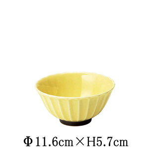 かすみ 黄 11.5cmボウル 飯碗 お茶碗 小鉢 日本製 国内産 おしゃれな業務用食器 お皿中皿深皿 和食器