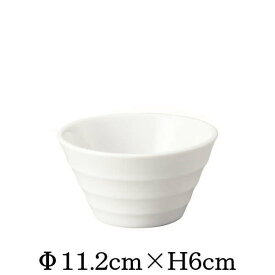 LINEA リネア 白11cmボール　陶器磁器の食器　おしゃれな業務用洋食器　お皿中皿深皿