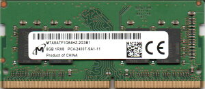 yVizMicron PC4-19200S (DDR4-2400T) 8GB SO-DIMM 260pin m[gp\Rp ^ԁFMTA8ATF1G64HZ-2G3B1 ʎ (1Rx8)