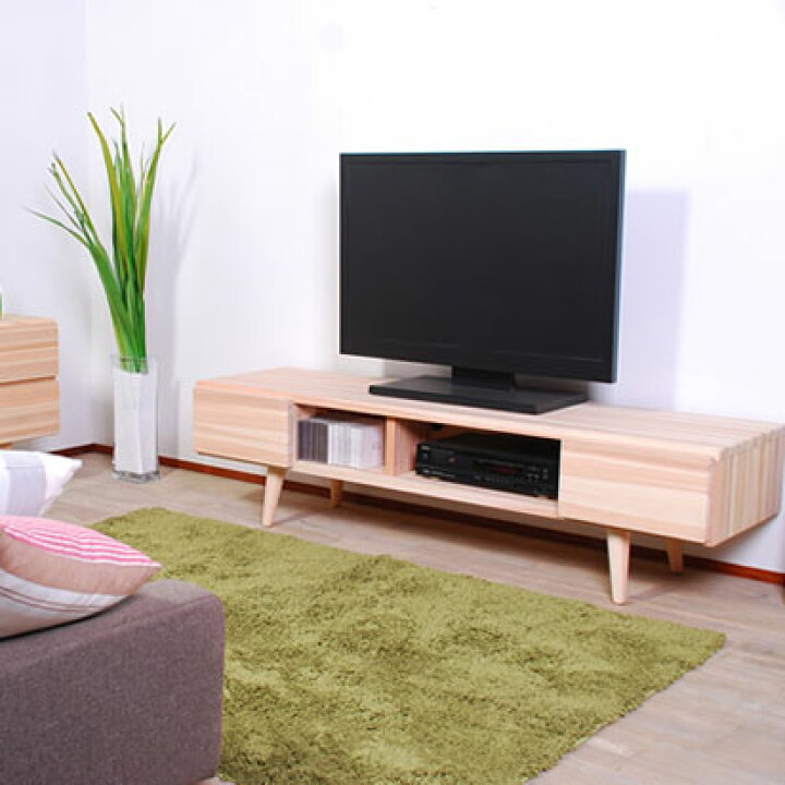 楽天市場】杉のCORON 170TVボード 無垢 天然木 無垢材 テレビ台 
