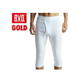 B.V.D GOLD ニーレングス 七分丈 G016 ホワイト サイズM/L 管理番号012401 下着 インナー