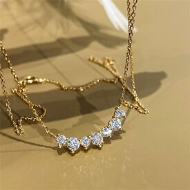 【最大1500円OFF×P5倍】ネックレス レディース　首飾り　誕生日プレゼント 結婚記念日 豪華 冠婚葬祭 結婚式　女性 彼女 妻 嫁 安心 ニッケルフリー シンプル 大人 金色　白金　人気 ネックレス　金属アレルギー ル　プラチナ