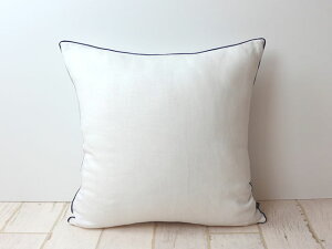 【60リネン】 無地 パイピング クッションカバー リネン 30×30cm 45×45cm 50×50cm 60×60cm 麻100% 60番手 無地 シンプル ナチュラル おしゃれ 洗える オールシーズン 日本製 抱き枕 背もたれ 【返品
