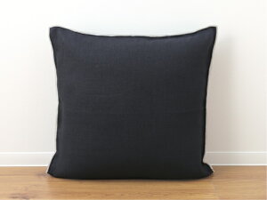 クッションカバー リネン メロー巻き 45×45cm 60×60cm 【ナトゥーラ コーニス】 麻100% ナチュラル おしゃれ 洗える オールシーズン 日本製 抱き枕 背もたれ 【受注生産品の為、返品・交換不可