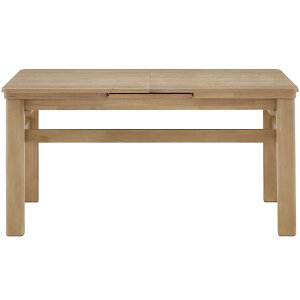 伸長式 ダイニングテーブル 伸縮式 4人掛け 幅 145cm 185cm ナチュラル ダーク グレージュ オーク 6人掛け 長方形 天然木 オーク ラバーウッド 145cm 185cm 幅 テーブル 食卓 ダイニング 単品 4人 6人