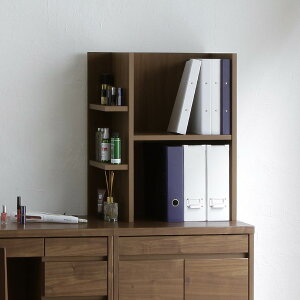 オプションラック 【単品】 60キャビネット専用 ラック 棚 木製 サイドボード 収納棚 キャビネット 追加棚 机上 収納 拡張 収納ラック A4ファイル 白 木目 可愛い アイボリー ホワイト ブラウ