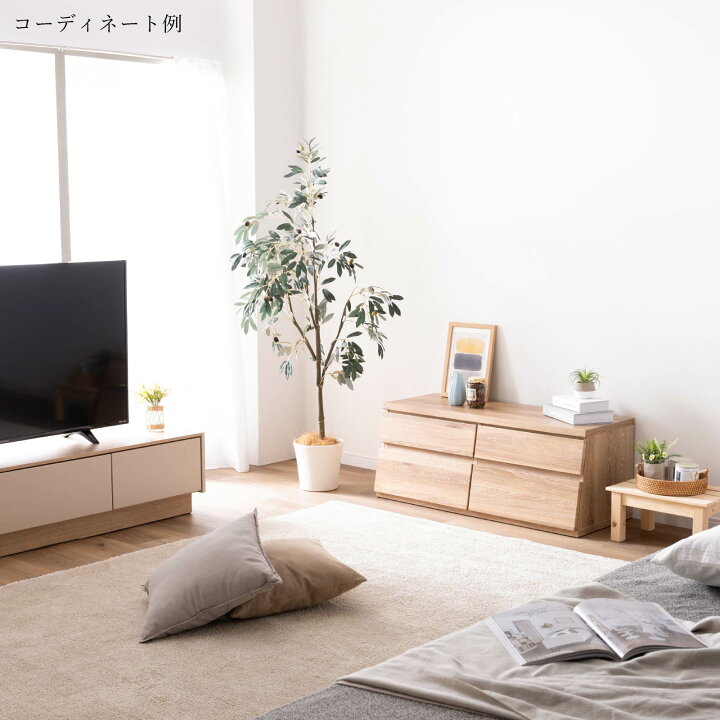 楽天市場】テレビ台 100 チェスト 2段 木製 低め 北欧 おしゃれ 