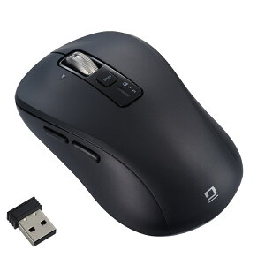 �i�J�o���V �y�����z�C�[���}�E�X�z Bluetooth�EUSB����(�f���A��) �É�5�{�^��BlueLED�}�E�X M�T�C�Y �u���b�N MUS-DKF242BK