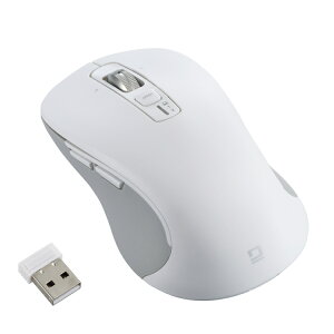 �i�J�o���V �y�����z�C�[���}�E�X�z Bluetooth�EUSB����(�f���A��) �É�5�{�^�� BlueLED�}�E�X L�T�C�Y �z���C�g MUS-DKF243W