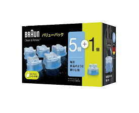 P&G ブラウン 専用洗浄液詰め替えカートリッジ　5個入+1個入 CCR5CR アルコール洗浄液