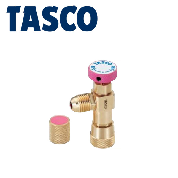 割引購入 ショートサイズなので狭い場所でも接続することができます TASCO タスコ :耐圧兼用チャージバルブ 5 TA166ZA 16フレア 高さ:56mm 安心の定価販売