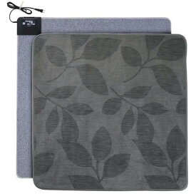 ゼピール ZEPEAL 電気カーペット 1畳 130×130 カバーセット グレー DK-Y10SQ-BV 電気マット 電気絨毯 一人用 ミニ 防寒対策 暖房 暖かい 足元 ダニ対策 3段階 子ども 一人暮らし アウトドア 送料無料