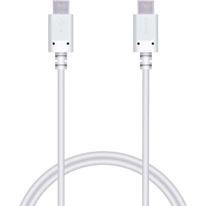 �G���R�� USB Type-C �P�[�u�� ( USB PD�Ή� ) C to C �y�ő�3A�ō����[�d�z 1.0m �yiPhone15 �Ή����؍ρz �z���C�g MPA-CC10PNWH