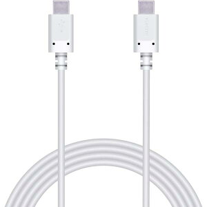 �G���R�� USB Type-C �P�[�u�� ( USB PD�Ή� ) C to C �y�ő�3A�ō����[�d�z 2.0m �yiPhone15 �Ή����؍ρz �z���C�g MPA-CC20PNWH
