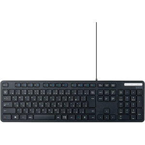 �G���R��(ELECOM) �L���L�[�{�[�h TK-FCM108KBK ���^ �����u������ �R�� �t���T�C�Y �e���L�[�t �u���b�N