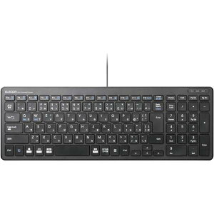 �G���R�� �L�[�{�[�h �L�� �p���^�O���t �R���p�N�g�L�[�{�[�h �u���b�N TK-FCP097BK