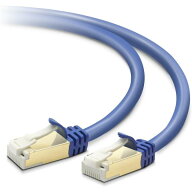 エレコム LANケーブル CAT7 5m ツメが折れない 爪折れ防止コネクタ スタンダード ブルーメタリック LD-TW…