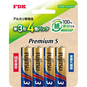 FDK �A���J�����d�r �P3�`4�p�b�N Premiun S �T�X�e�B�i�p�b�N LR6PS(4SB)