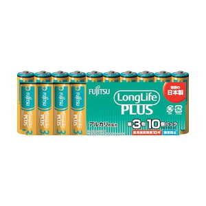 FDK(��) �x�m�� �A���J�����d�r�P3 Long Life Plus 10�p�b�N LR6LP(10S)