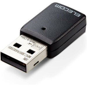 ����LAN�q�@ 867+300Mbps(Mac/Windows11�Ή�) �u���b�N WDC-867DU3S2 [Wi-Fi 5(ac)]