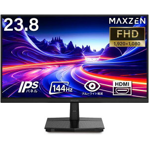 ���j�^�[ 23.8�C���` 144Hz FHD IPS �t���b�J�[���X MAXZEN pc���j�^�[ �Q�[�~���O���j�^�[ 23.8�^ �t��HD �m���O���A HDMI MJM24IC01