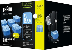 ブラウン クリーン＆リニューシステム 専用洗浄液 カートリッジ 5個＋1個 CCR5CR